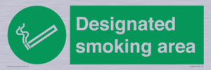 Designated smoking area